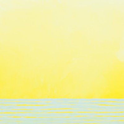 Licht und Wasser 4 (Bodenseele) - 100 x 120 cm