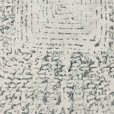 Strichätzung/Flächenätzung - 75 x 53 cm